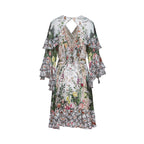 Kalena şal mini elbise