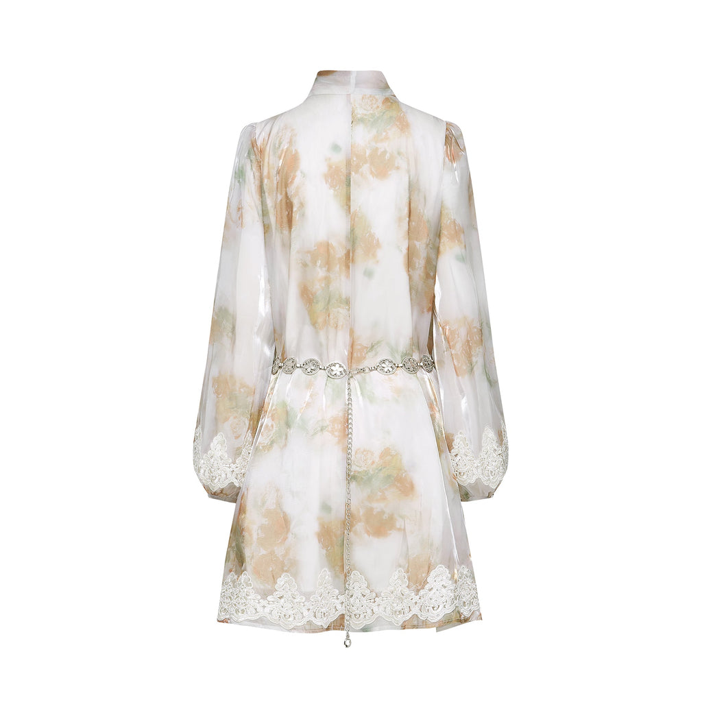 Delphine inci mini elbise