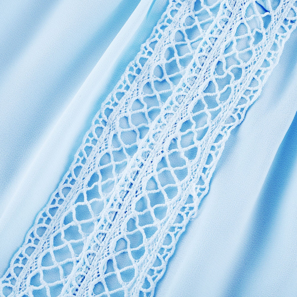 Juno fırfır maksi elbise