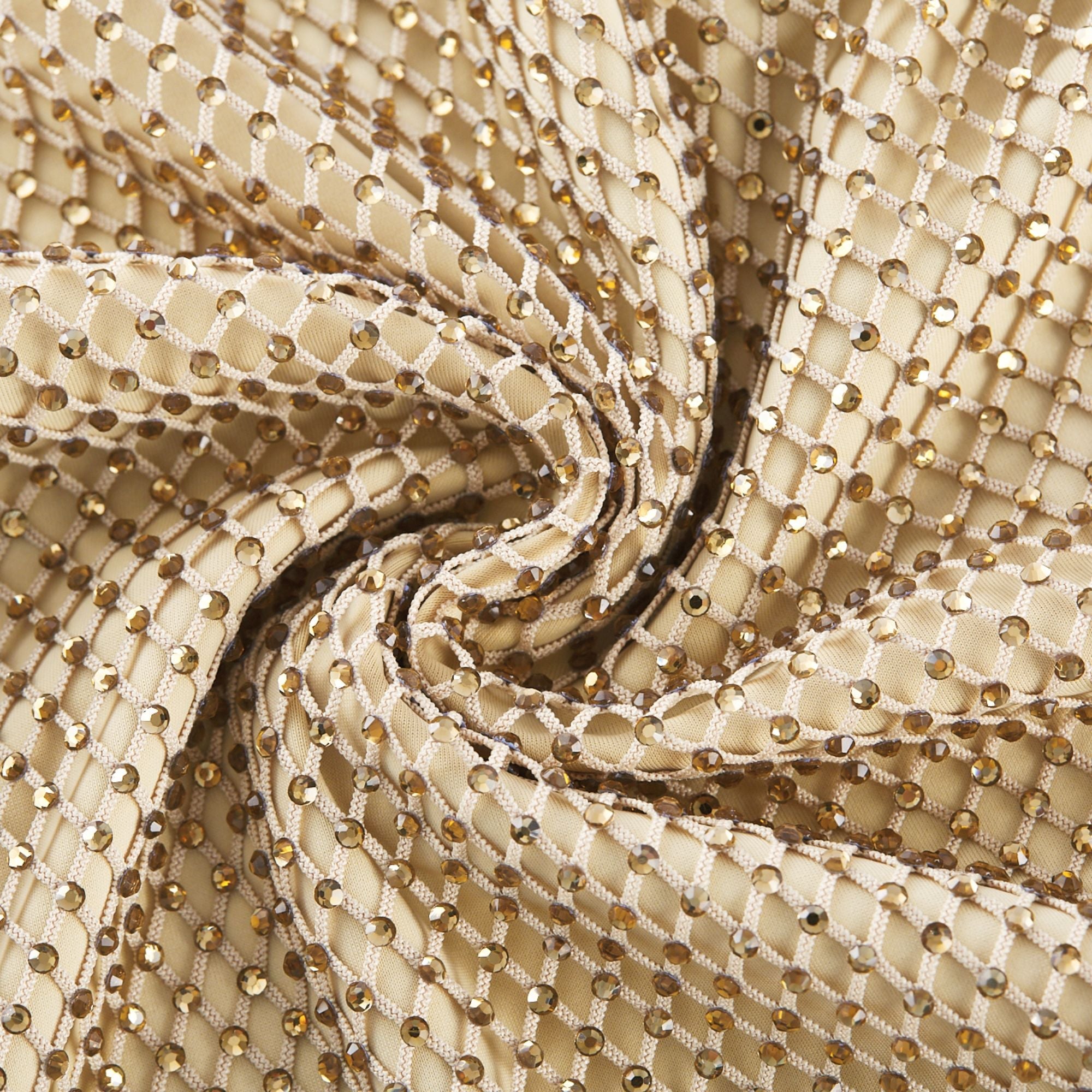 Delphine kristal midi elbise