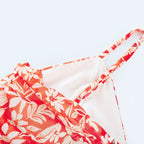 Sandrine desenli midi elbise