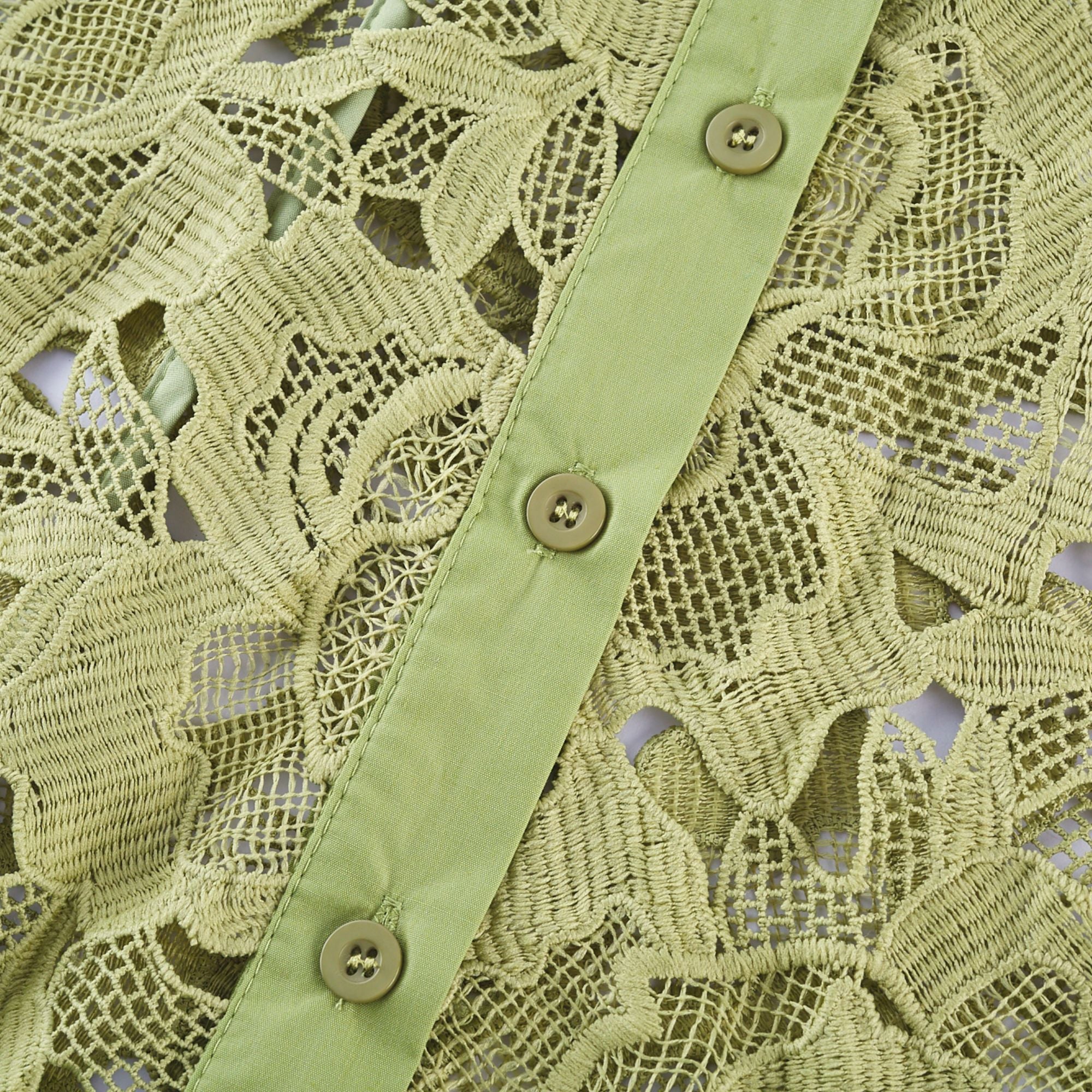 Noémie işlemeli midi elbise