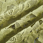 Noémie işlemeli midi elbise