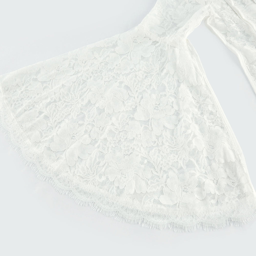 Céline dantel maksi elbise