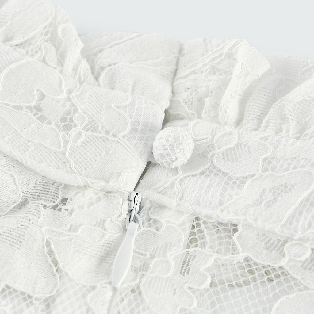 Céline dantel maksi elbise