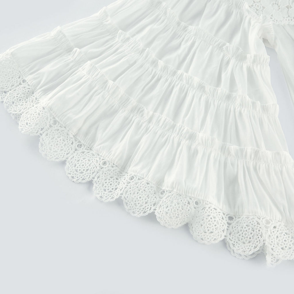 Thérèse dantel midi elbise