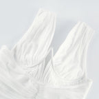 Liane pile midi elbise