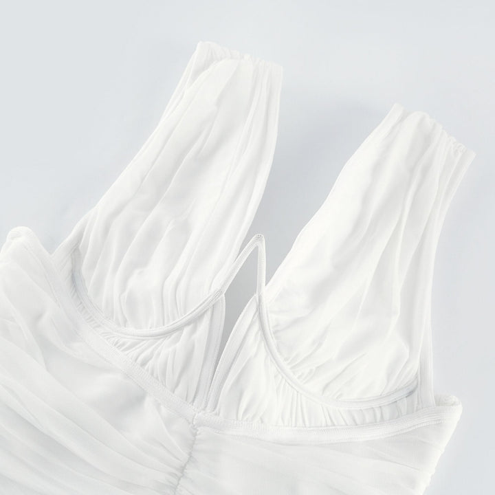 Liane pile midi elbise