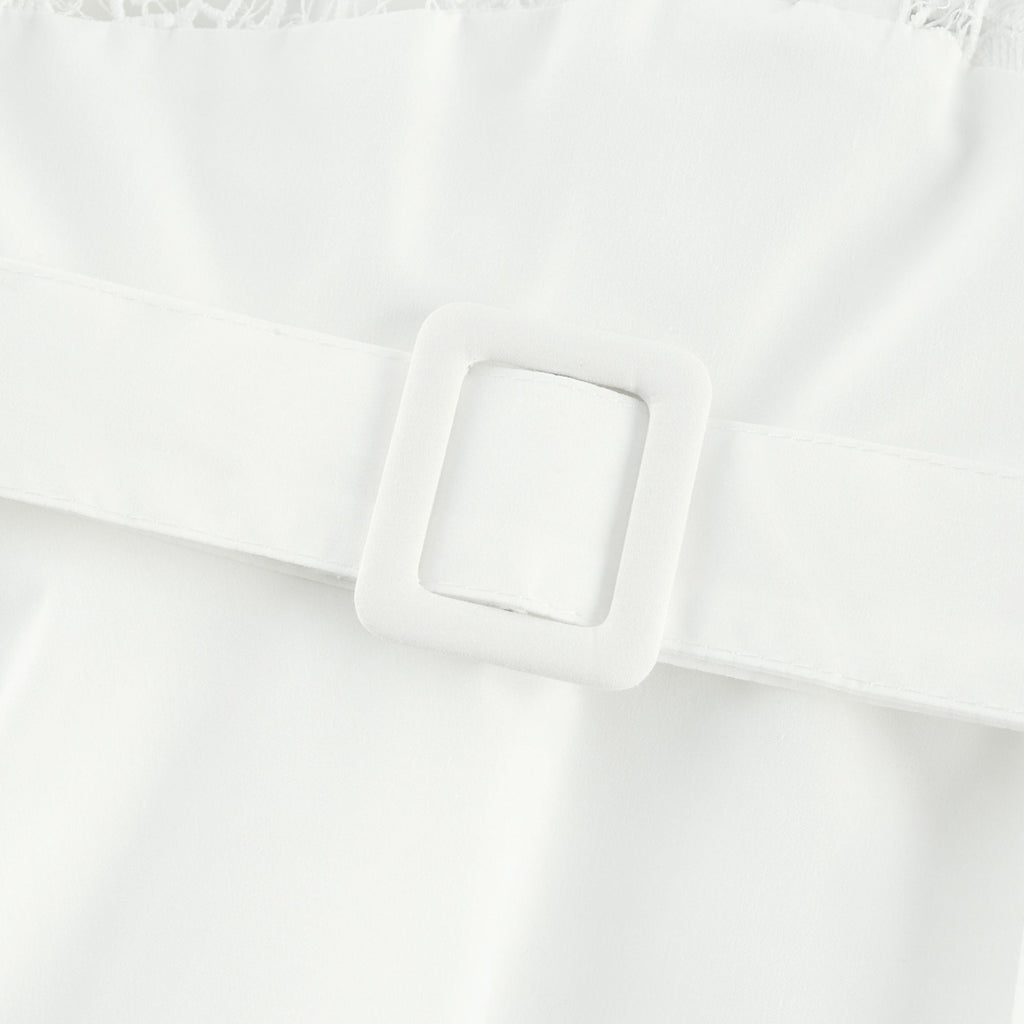 Ela kuşak mini elbise