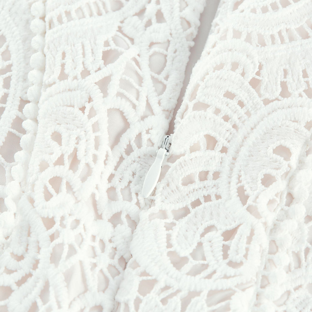 Sophie dekolteli midi elbise