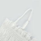 Gaëlle pile midi elbise