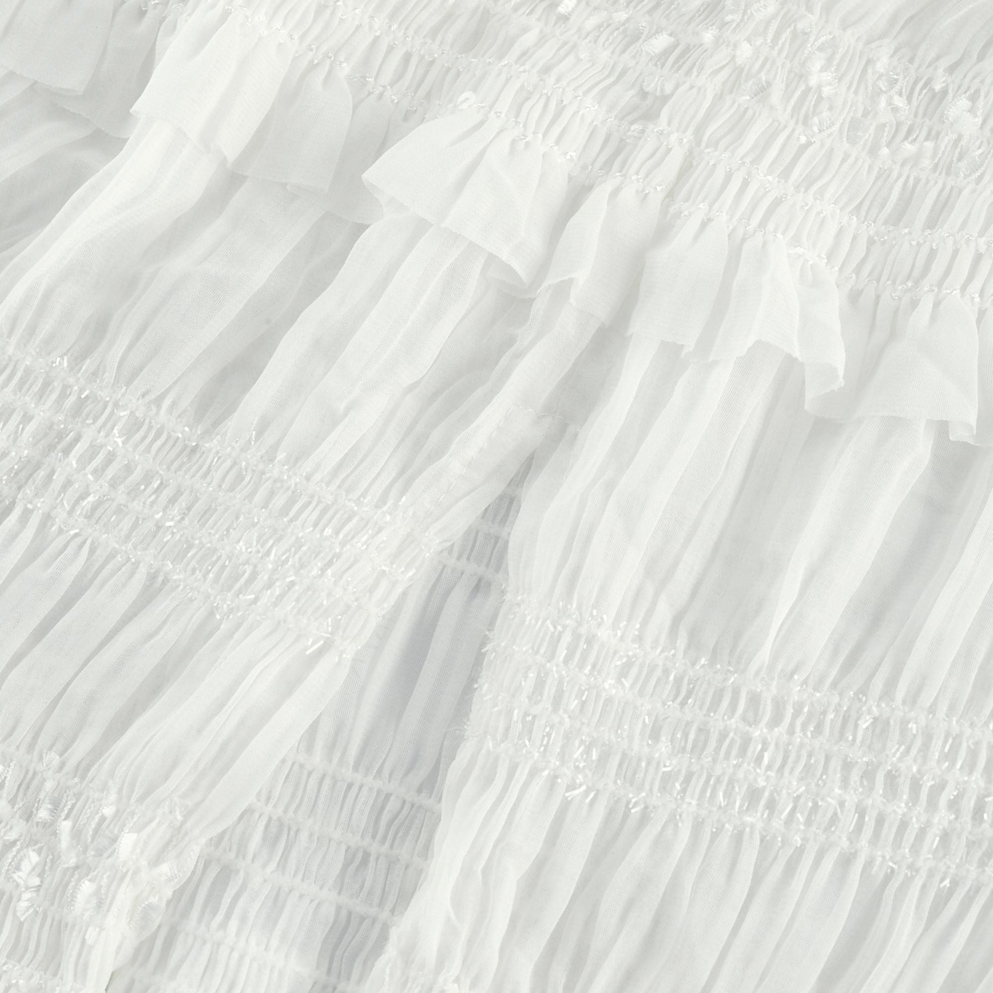 Gaëlle pile midi elbise