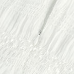 Gaëlle pile midi elbise