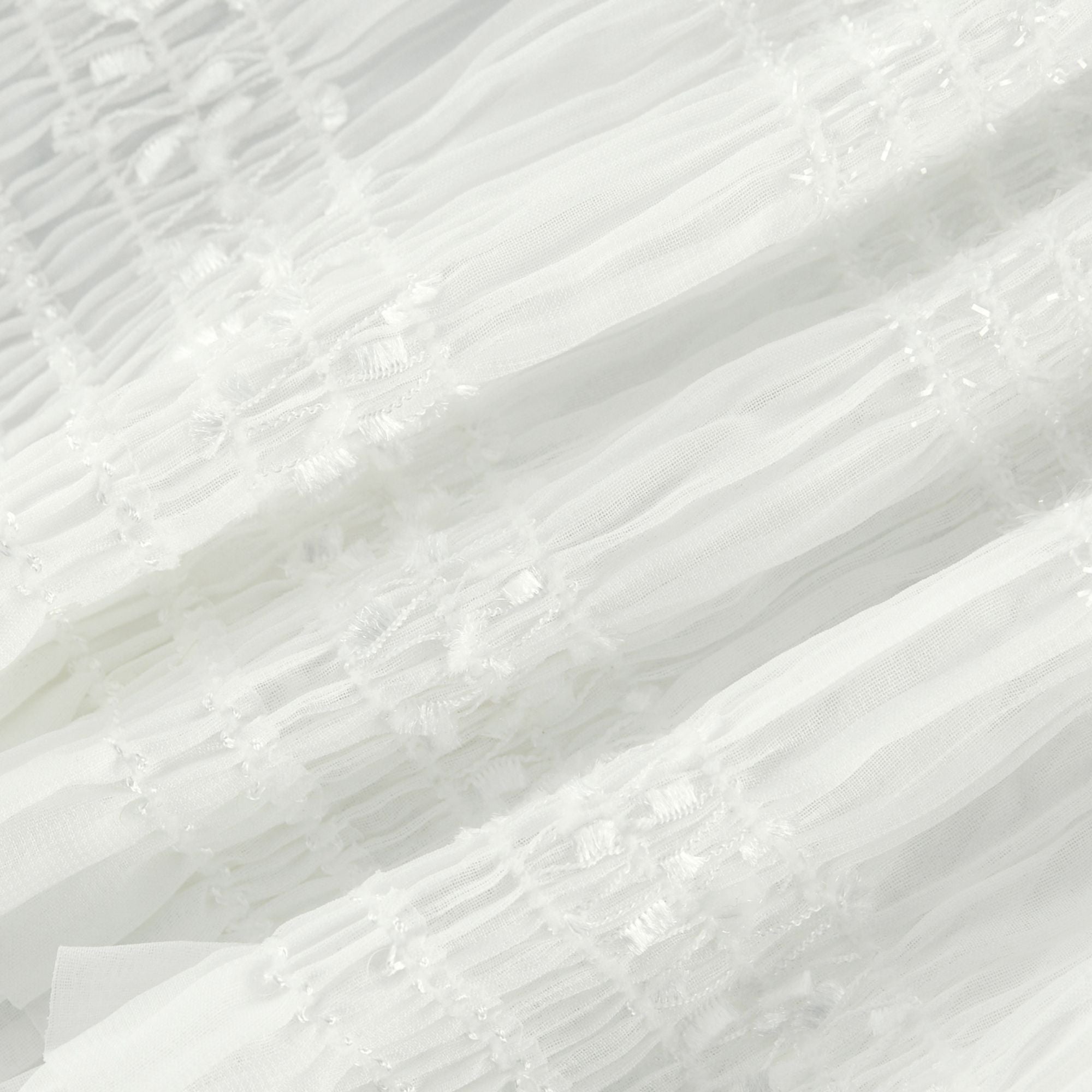 Gaëlle pile midi elbise