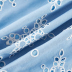 Holly broderie mini elbise