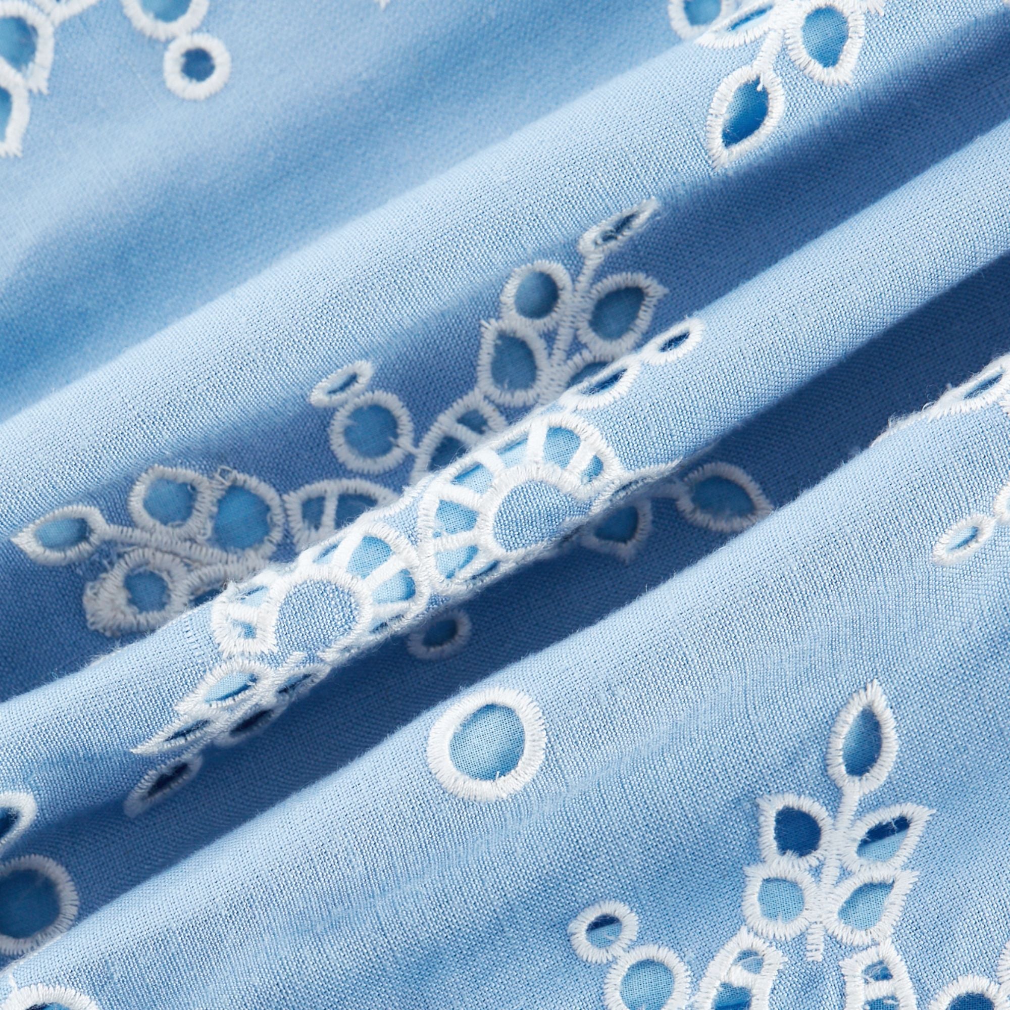 Holly broderie mini elbise