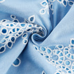 Holly broderie mini elbise