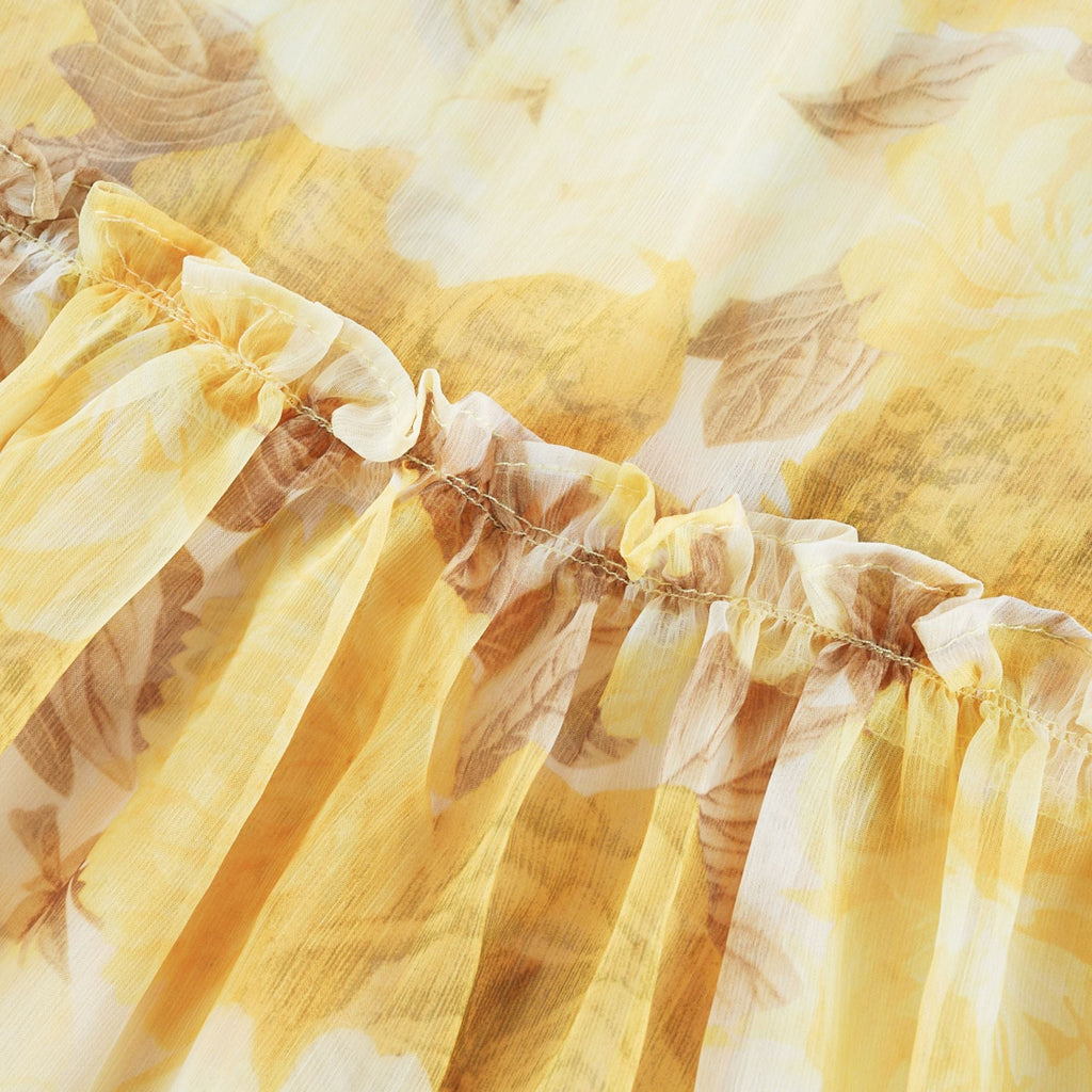 Fabienne midi elbise