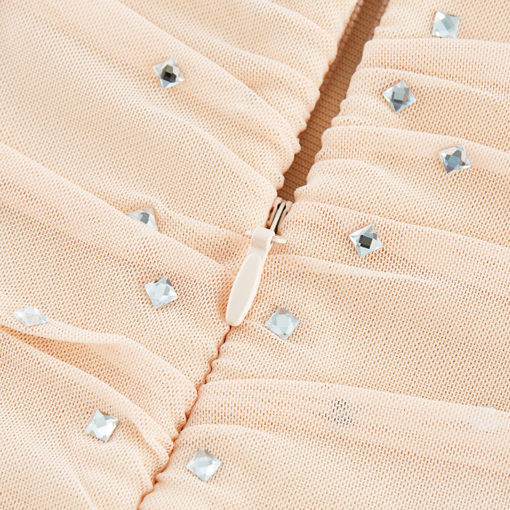 Priscille kristal midi elbise