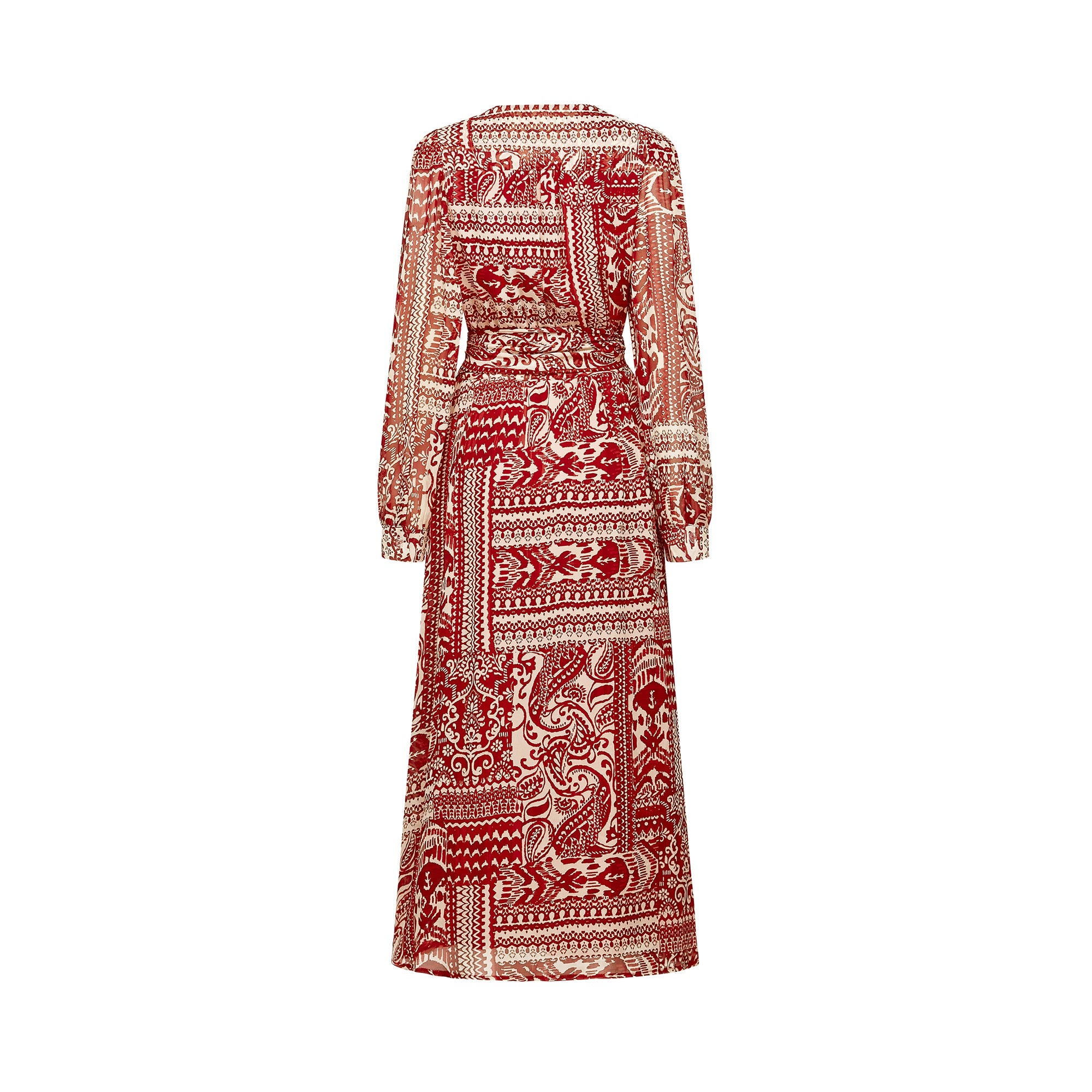 Camillera desenli midi elbise