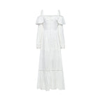 Lisette dantel midi elbise