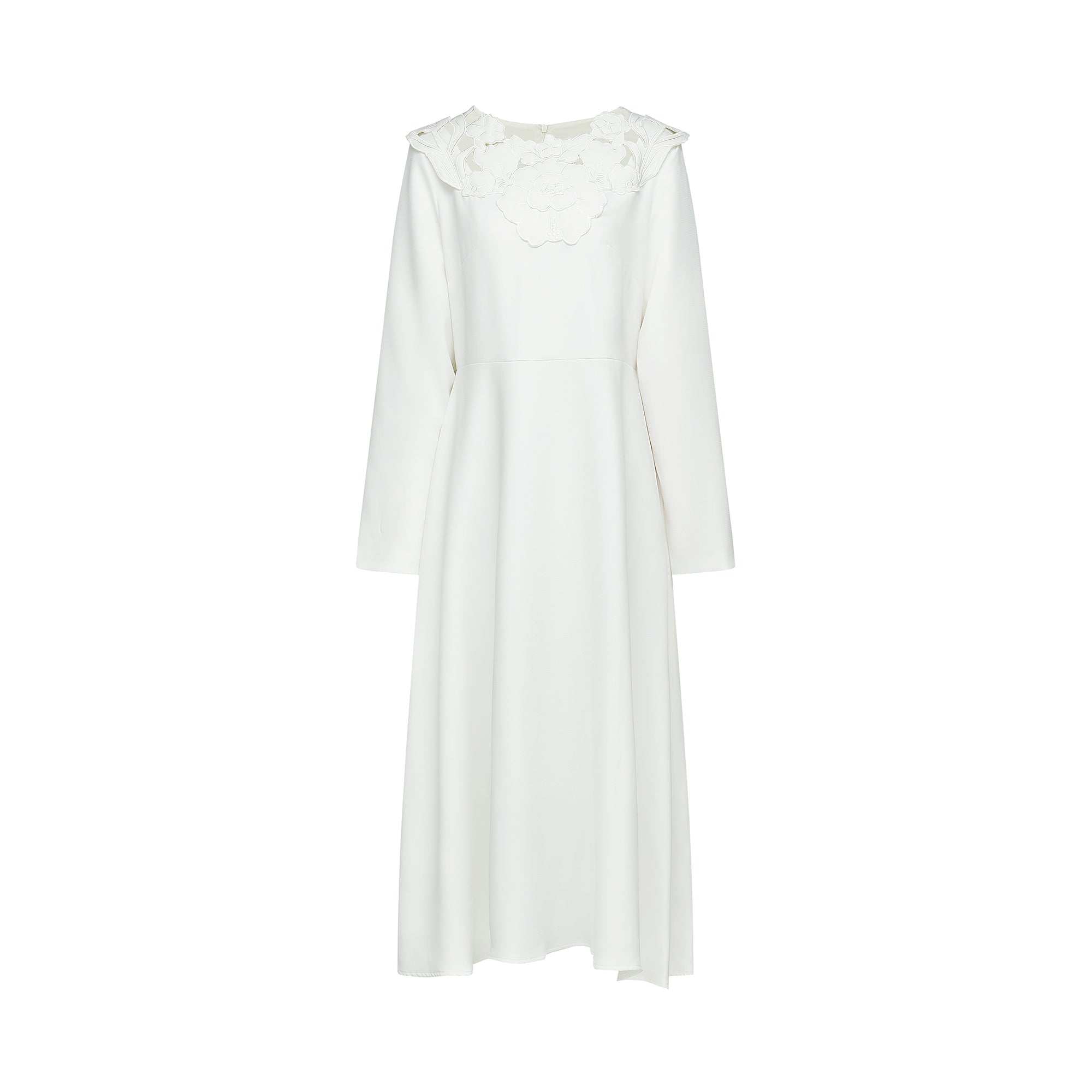 Coline çiçek midi elbise