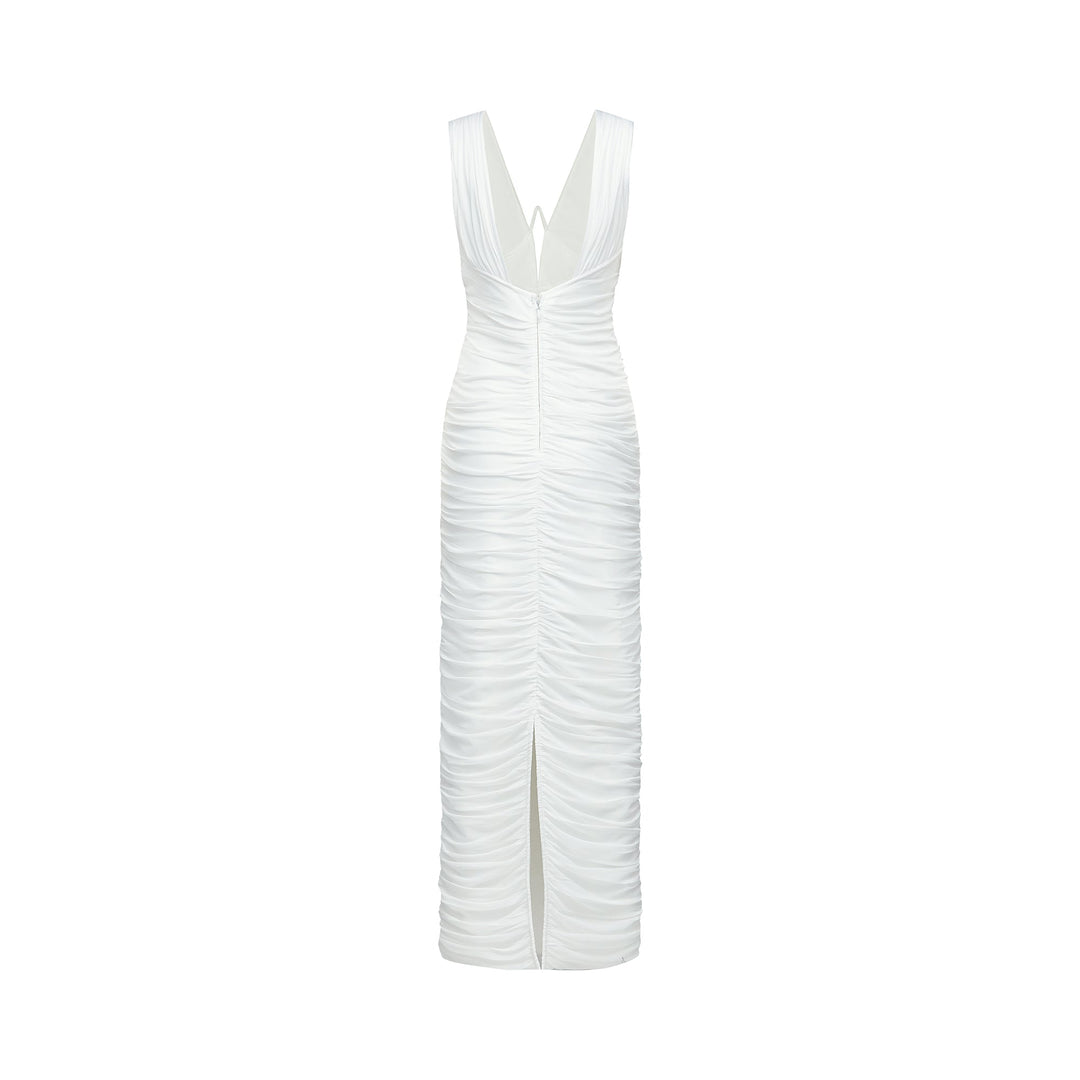 Liane pile midi elbise