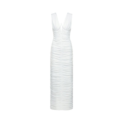 Liane pile midi elbise