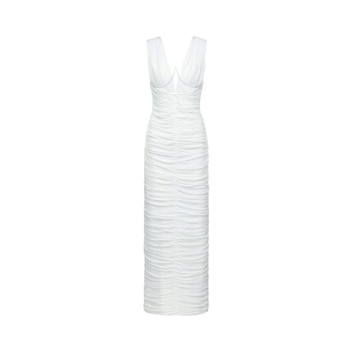 Liane pile midi elbise