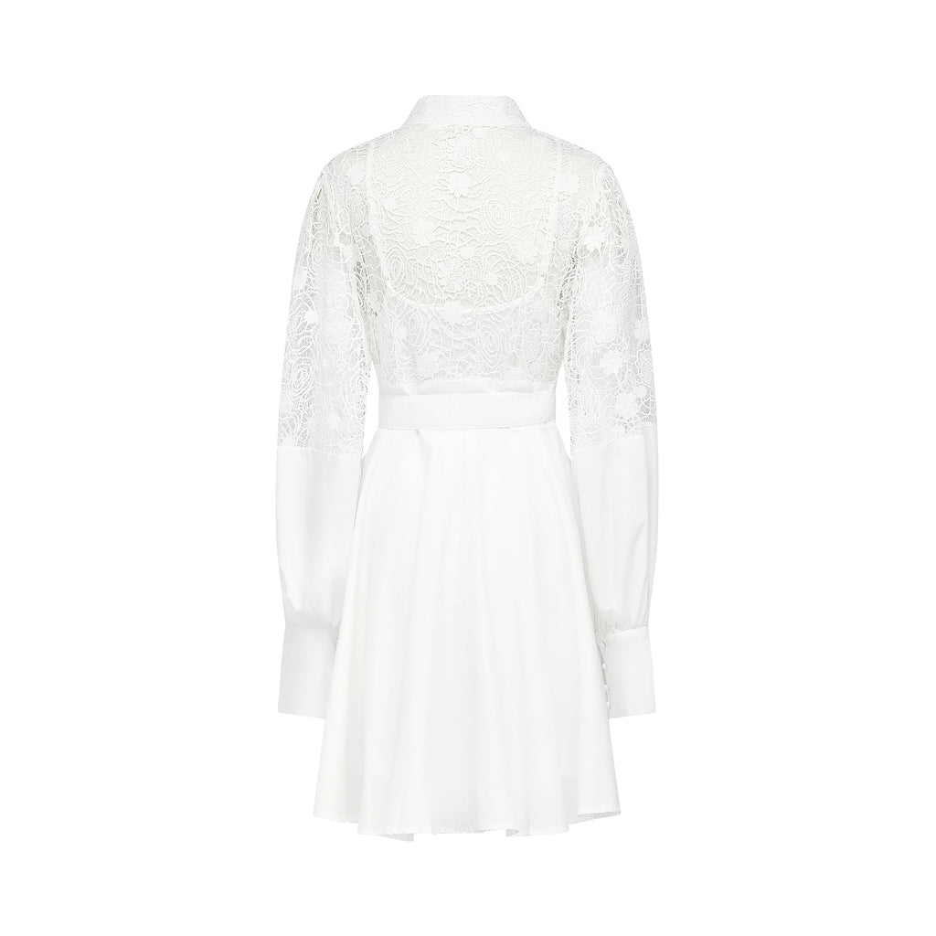 Ela kuşak mini elbise