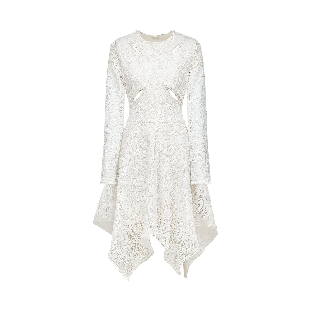 Sophie dekolteli midi elbise