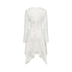 Sophie dekolteli midi elbise