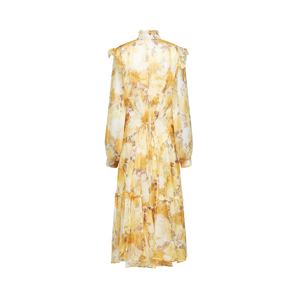 Fabienne midi elbise