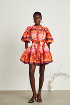 Sylvie pileli mini elbise