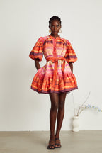 Sylvie pileli mini elbise