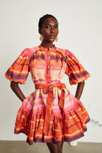 Sylvie pileli mini elbise