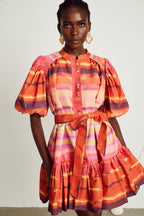 Sylvie pileli mini elbise