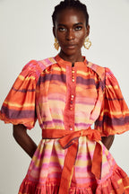 Sylvie pileli mini elbise