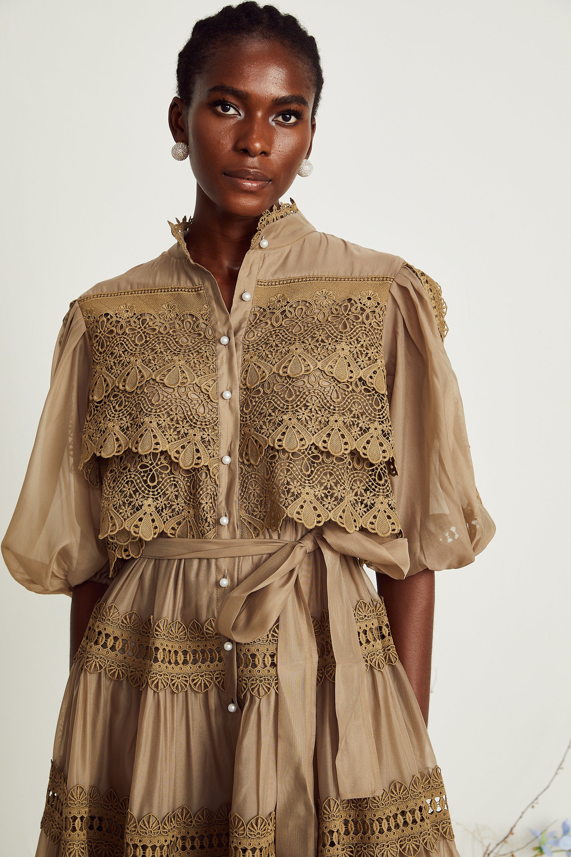 Inès katman mini elbise