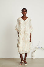 Hermine barok maksi elbise