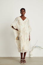 Hermine barok maksi elbise