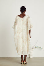 Hermine barok maksi elbise