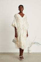 Hermine barok maksi elbise