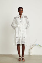 Gabriela dekolteli mini elbise