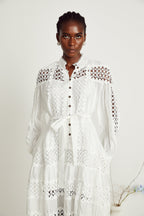 Gabriela dekolteli mini elbise