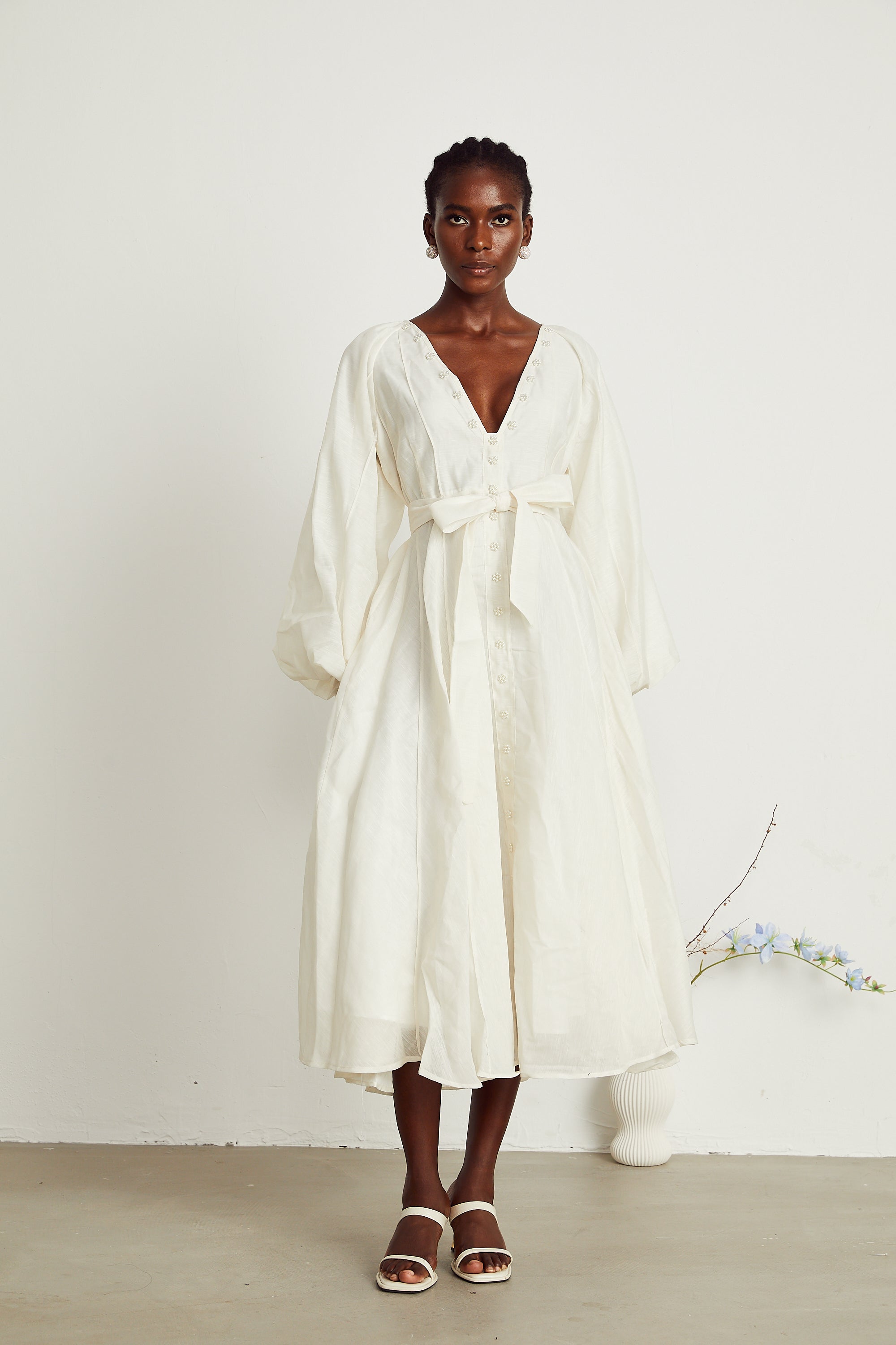 Léonor kloş maksi elbise