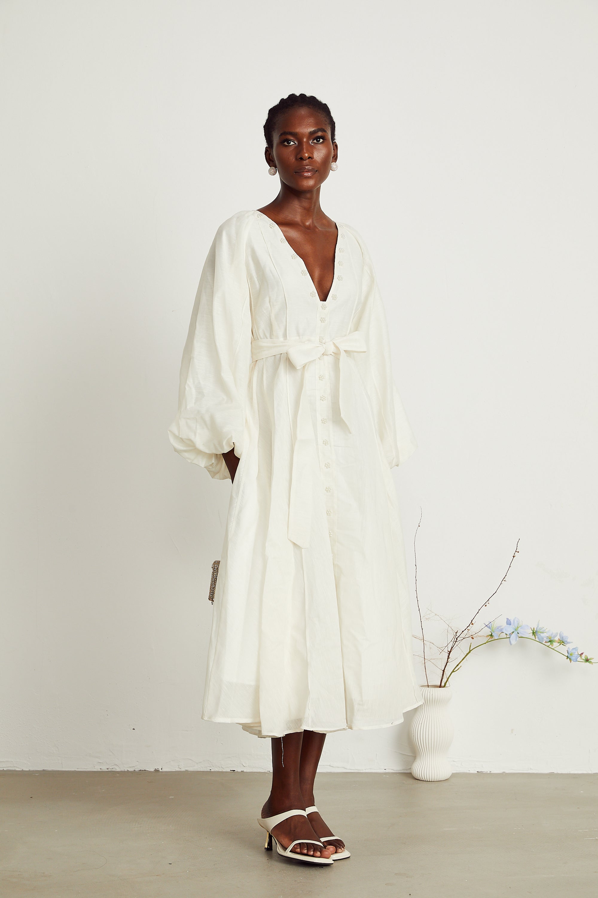 Léonor kloş maksi elbise