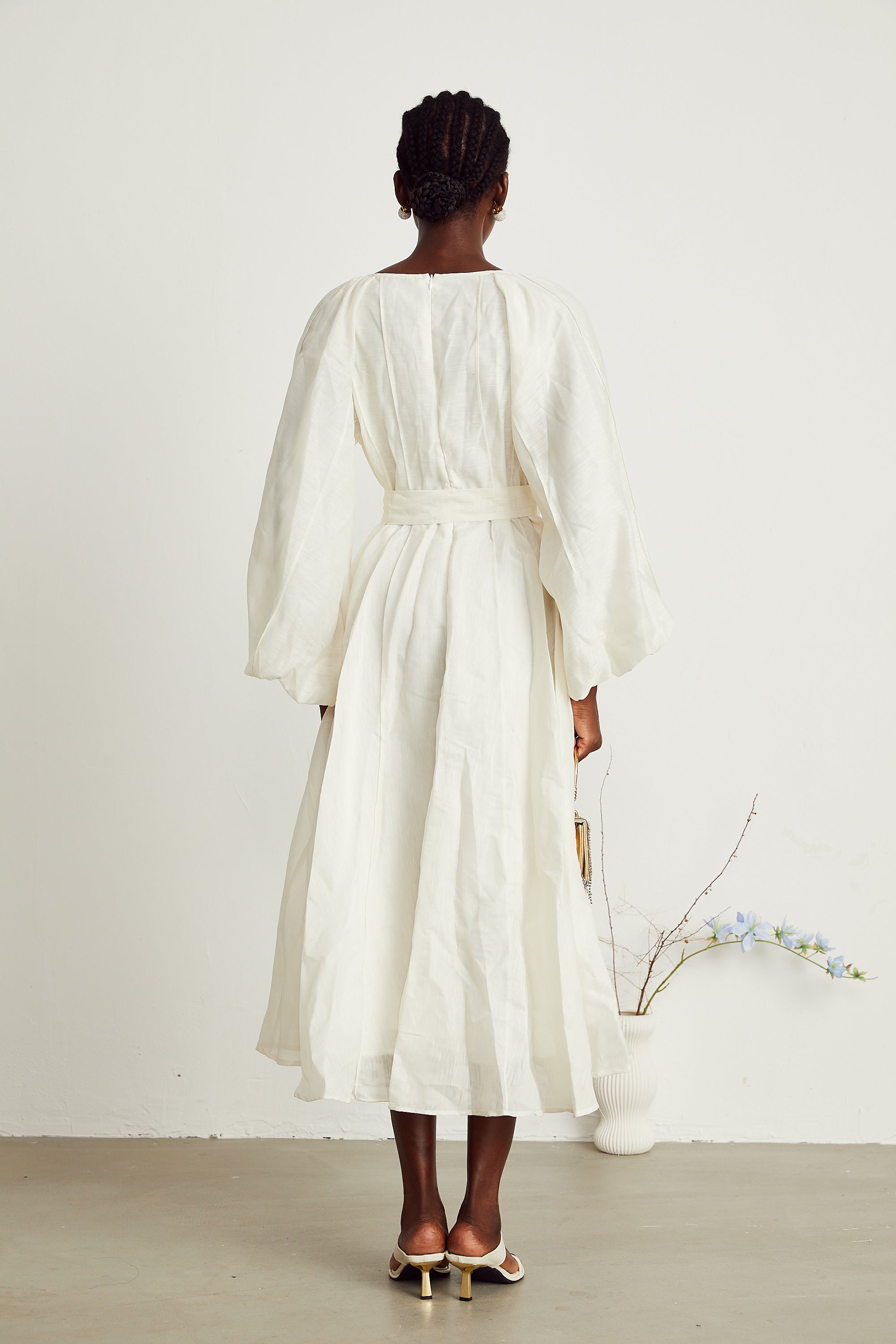 Léonor kloş maksi elbise