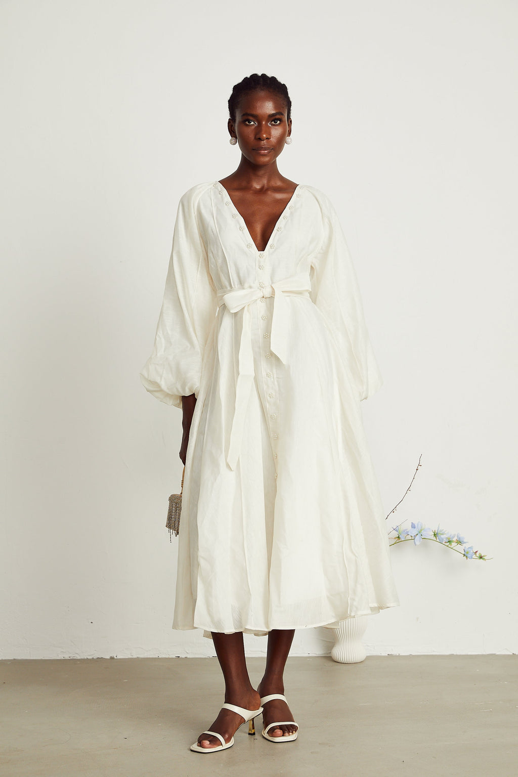 Léonor kloş maksi elbise