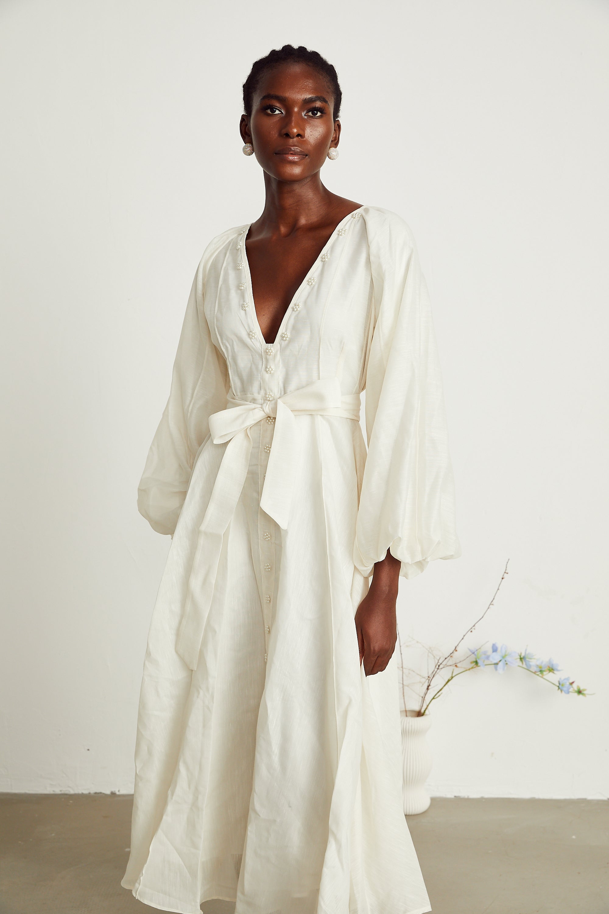 Léonor kloş maksi elbise